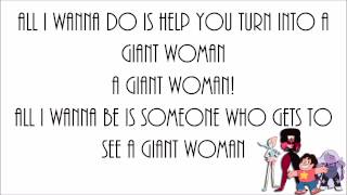 Rebecca Sugar - Giant Woman (Lyrics)
