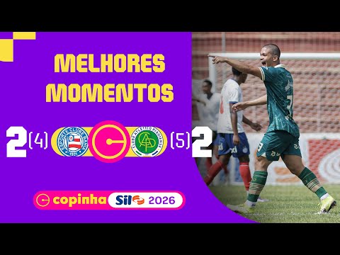 BAHIA 2 (4) X (5) 2 ATLÉTICO PIAUIENSE | MELHORES MOMENTOS | 2ª FASE | COPINHA SIL 2026