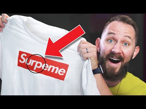 10 Counterfeit SUPREME Products! Video