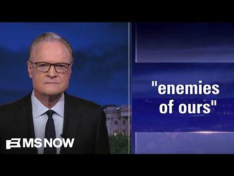 Lawrence: Trump called Americans 'enemies of ours.' In 33 days, they will get to vote. 