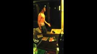 Crazy dancing to the Prodigy