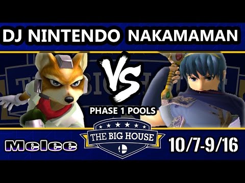 TBH6 SSBM - Nakamaman (Marth) Vs. DJ Nintendo (Fox) - Smash Melee Pools