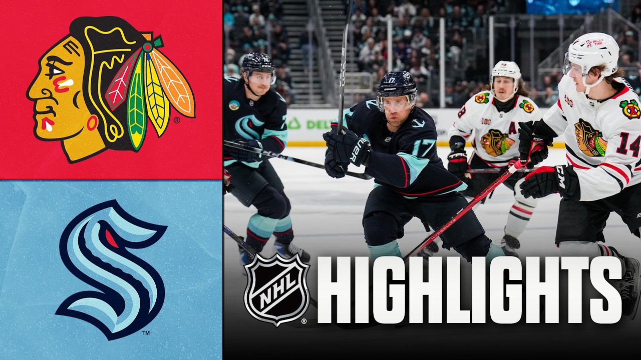 Blackhawks vs. Kraken | NHL Highlights | April 04, 2026