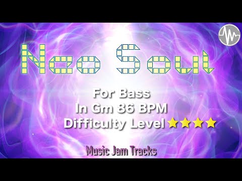 Neo Soul Jam for【Bass】G Minor BPM86 | No Bass Backing Track