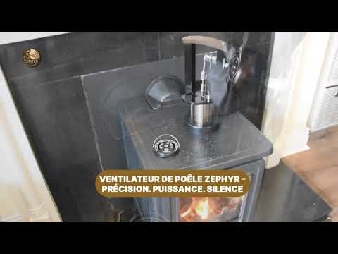 Ventilateur de poêle Zephyr – L’énergie de la chaleur, la perfection du design