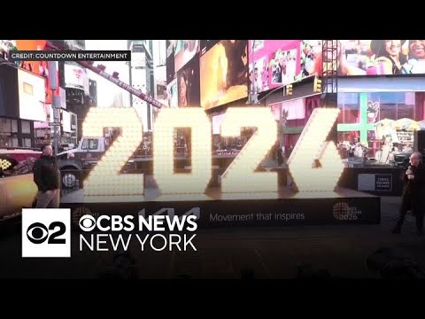 2026 numbers for the New Year's Eve ball drop arrive in Times Square