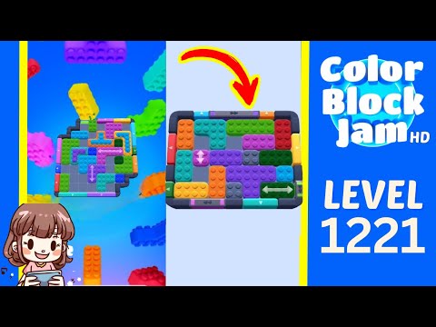 Color Block Jam Level 544 (1221) Solution Walkthrough