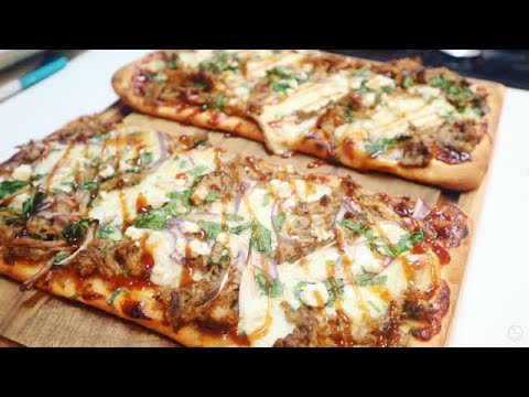 Artisan BBQ Pulled Pork Flatbread