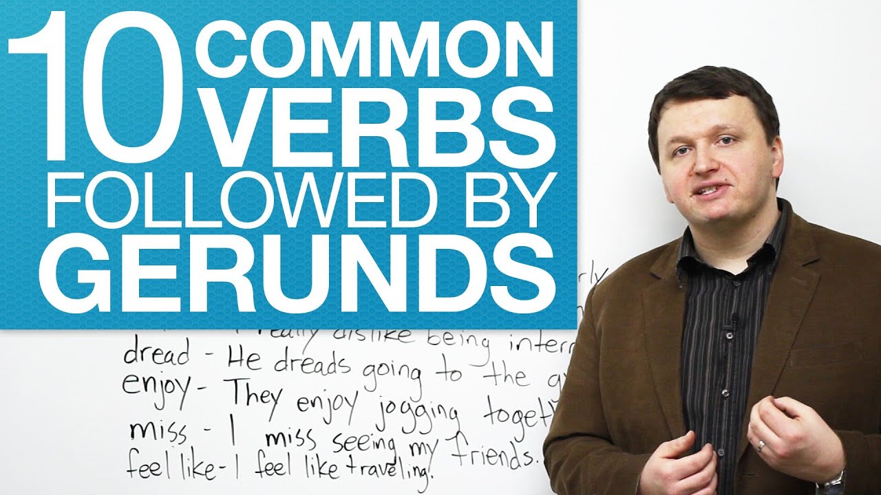 Engvid com. Common verbs followed by Gerund. Alex ENGVID. Common verbs лекция.