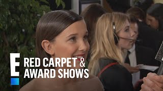 Millie Bobby Brown Inspired by Adele at 2017 Golden Globes | E! Live from the Red Carpet
