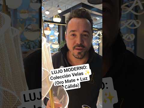Vídeo de Lámpara Colgante Oro Velas Schuller