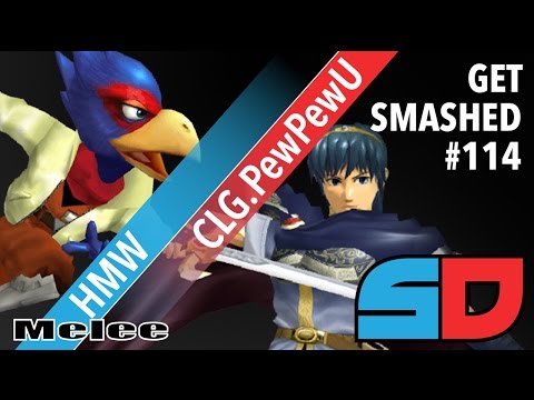 Get Smashed #114 - Winner Finals: HMW (Falco) vs CLG.PewPewU (Marth)