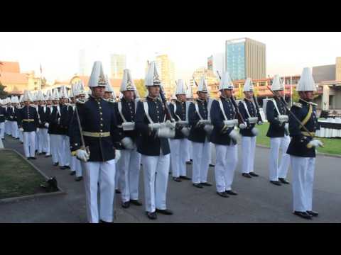 Escuela Militar 2017 Bicentenario, Honores al Estandarte e Inicio presentación