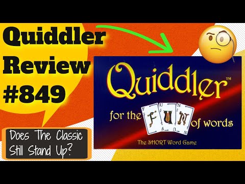 Bower's Game Corner: Quiddler Review