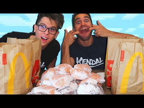 MANGIAMO 40 PANINI DEL MCDONALD'S - KENDAL VS BELLAFACCIA!!