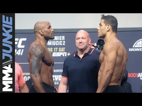 UFC 241: ceremonial weigh-in highlight