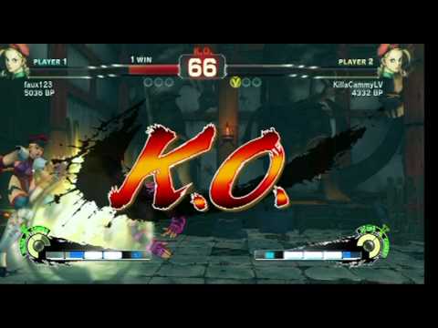 SSF4 Cammy only Tourny (Faux123 vs KillaCammyLV, Professor Rouse)