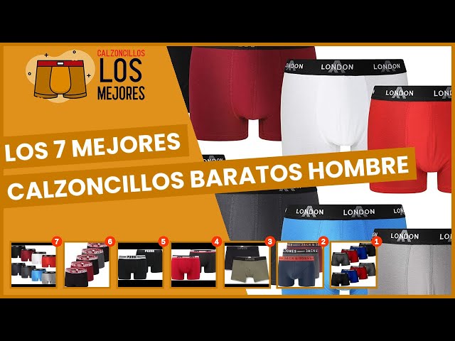 Vídeo relacionado con JACK & JONES Pack de 8 calzoncillos tipo bóxer de algodón para hombre, ajustados, cintura elástica, azul marino, L