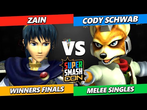 SSC 2023 Winners Finals - Zain (Marth) Vs. Cody Schwab (Fox) Smash Melee Tournament