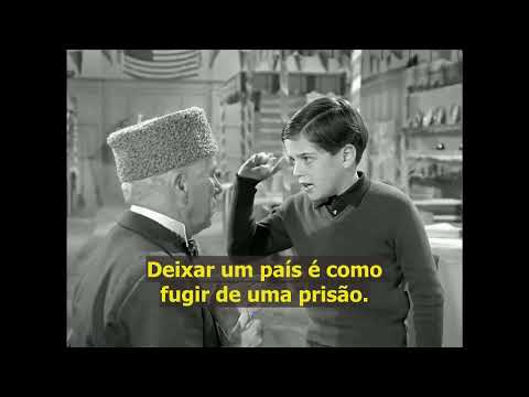 Charlie Chaplin e seu filho Michael no filme: A King in New York