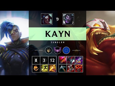 Kayn Jungle vs Dr. Mundo - EUW Master Patch 25.06