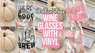 EASY DIY PERSONALIZED DOLLAR TREE WINE GLASSES WITH CRICUT + TIPS & HACKS FOR BEGINNERS