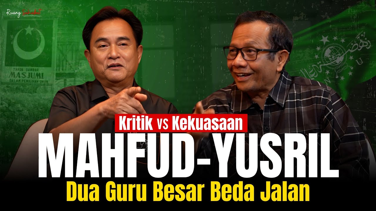 MAHFUD VS YUSRIL DI POSISI BERBEDA