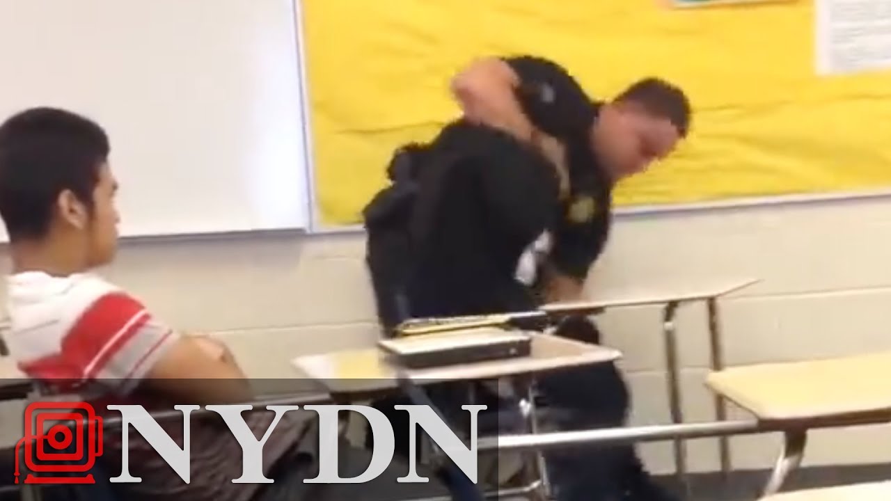 South Carolina school officer caught on video beating down student in arrest - YouTube