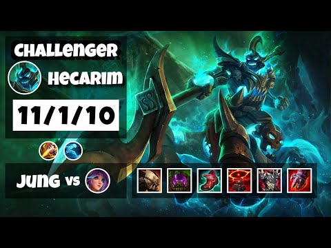 Hecarim Jungle S11 11.6 Challenger Replay (11/1/10) - NA