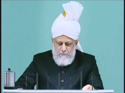 Friday Sermon: 1st October 2010 - Part 4 (Urdu)