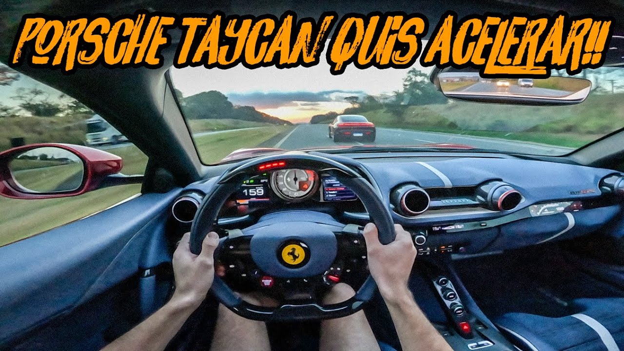 FERRARI 812 GTS COM SECRET WEAPON NA ESTRADA!!🔥 RONCO DE F1