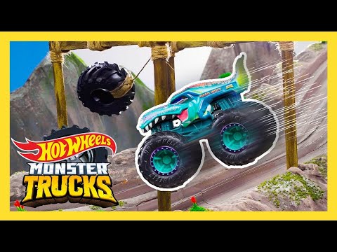 🏆 BIGFOOTS GROßER REIFEN-PARKOUR 🏁 | Monster Trucks | @HotWheelsDeutschland