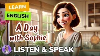 A Day with Sophie | Improve your English | English Listening and speaking Practice