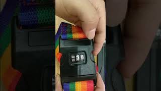 How To Setup Pin in Luggage Strap With Pin Combination (Cara setting pin tali koper)