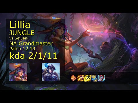 Rank 4 NA Lillia Jungle: Lillia vs Sejuani