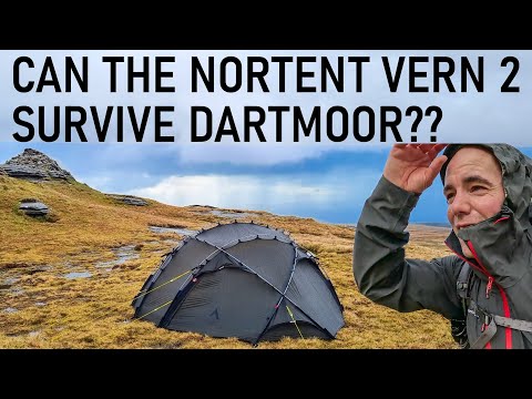 Testing the Nortent Vern 2 by wild camping in wind and rain on Dartmoor | Tent review
