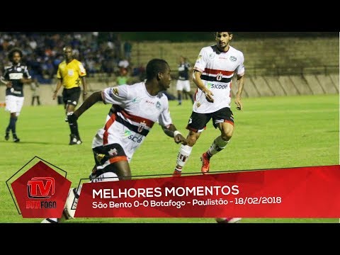 MELHORES MOMENTOS: São Bento 0-0 Botafogo - Paulistão - 18/02/2018