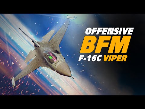 F-16C Viper OFFENSIVE BFM | DOGFIGHT | Digital Combat Simulator | DCS |