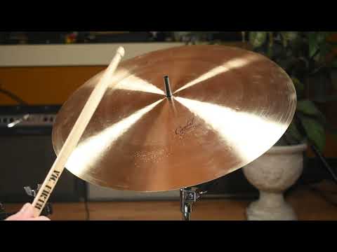 18" Cymbal Craftsman Bright Modern Roy Haynes Flat Ride Cymbal 1473g *Video Demo* image 7
