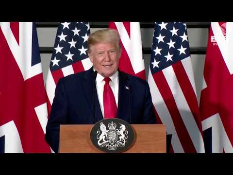 Trump state visit press conference Current Events June 2019 News Video