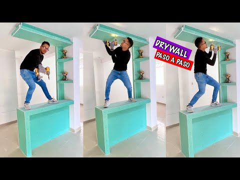 Hacer decoración de paneles de yeso para el mesa de cocina, pocos comparten esta técnica