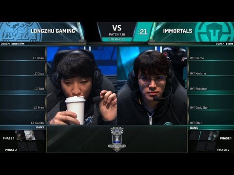 LZ vs IMT - Worlds 2017 Group Stage Day 1 - Longzhu Gaming vs Immortals
