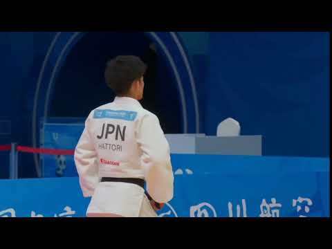 [Judo] HATTORI S. (JPN) vs IZVOREANU R. (MDA) 66kg Final CHENGDU 2021 FISU WORLD UNIVERSITY GAMES