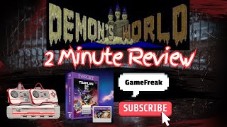 Demon's World 2 Minute Review on the Toaplan Arcade 2 Cart for the Evercade #review #evercade