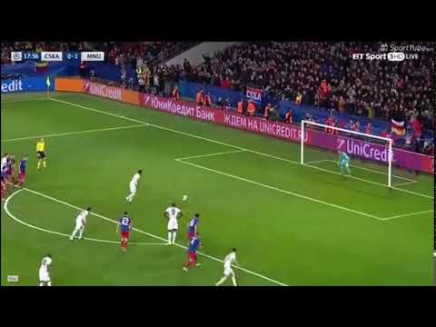 A. Martial pen Goal! CSKA Moscow 0-2 Manchester United! 27.09.2017