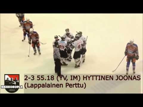 KiekkoKopla -Titaanit 3-4  maalikooste 9.10.2016