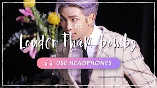 Download lagu [8D HQ] BTS - Louder than bombs [ USE HEADPHONES ] 🎧 mp3