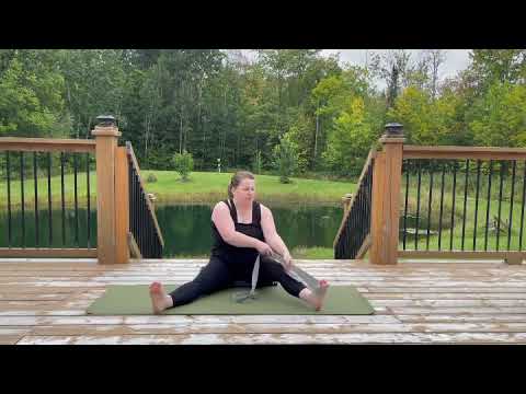 Parivrtta Upavistha Konasana revolved seated angle pose