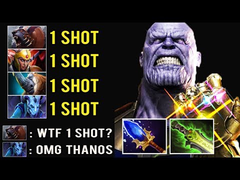THANOS MID IS BACK 1 Shot Kill Most Crazy Def Comeback by Afoninje Imba Dota 2