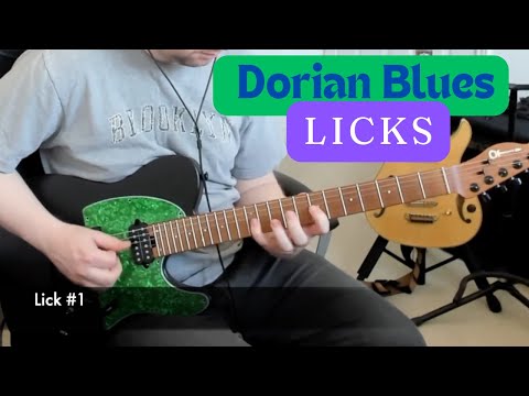 8 Dorian Blues Guitar Licks!